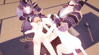 Genshin Impact Inazuma NPC Orgy
