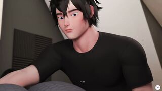 Big ass Goth Girl 3d animation - Mansion Days part 7