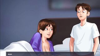 Summertime Saga Gameplay - Bedroom Combo Scene With Debbie part 3