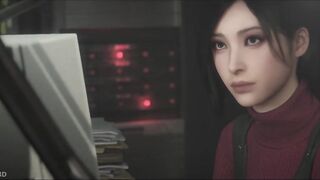 Ada Wong Jumping on Leon (Resident Evil 4)