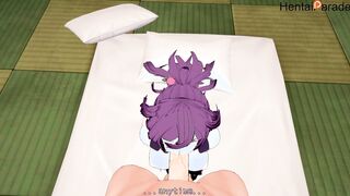 Lot of Sex with Yuzuriha Hentai Hells Paradise Jigokuraku Decensored