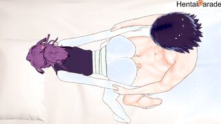 Lot of Sex with Yuzuriha Hentai Hells Paradise Jigokuraku Decensored