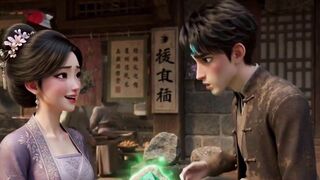 Asian man with super power fucked a girl in the market. Part 1
