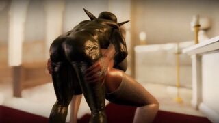 The Sexy Bride and the Monster - 3D Hentai Porn