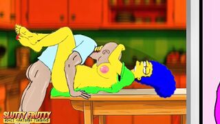 Cuckold Fantasies: My Slut Wife Cheats on Me with Other Men. Cartoon Simpsons Parody. Compilation