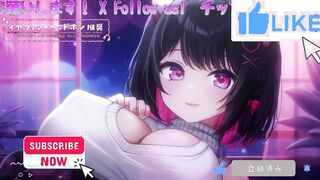 [Binaural Ear Licking] ASMR: Slurping ear play with her mouth 8min Ear Licking［Vtuber｜Lewdtuber］