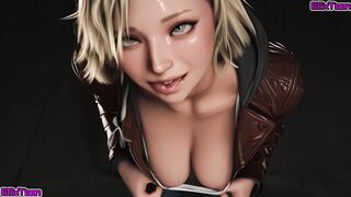 Resident Evil 9 RE9 Hentai Anime - Big Tits Grace Ashcroft Blow Job Hentai by eextoon