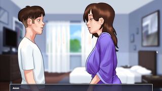 Summertime Saga Gameplay - Bedroom Combo Scene With Debbie Part 2