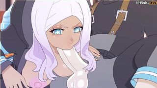 hibana rides raw cock (Fireforce) [Spanish subtitle]