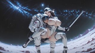 Simulation Love – Artemis Mission Creampie: Busty Astronaut Girl Fucked Hard on Mars Surface in Zero Gravity Suit