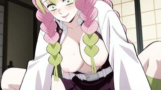 An intense fuck with Demon Slayer most sexy girl Mitsuri Kanroji Naruto anime hentai xtremetoons