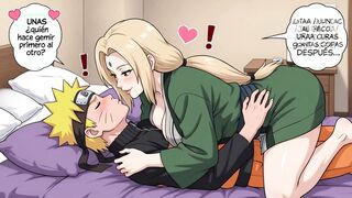 Tsunade le enseña a Naruto algo mejor que el rasengan. Jutsu de placer anal