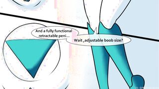 Robot Girl Upgrades Her Pussy To Have Sex - Teenage Robot Hentai