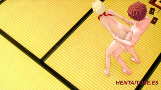 Fate Hentai - Shirou Fucks Saber and cums inside