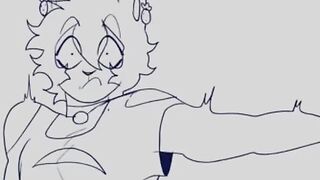 Berry Getting DICKED DOWN in the Library by a Nerdy Squirrel Girl! In Progress