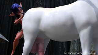 Centaur Things 3 - Rise of The Doe! - A Futanari Doe Visits Fira To Learn The Art of BREEDING!!!