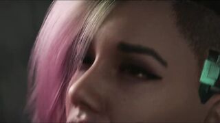 Cyberpunk 2077 Judy Alvarez - Blowjob / Fingering / Sex / Creampie by Rash Nemain