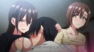 Big tits in two hentai anime