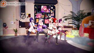Honkai Star Rail Siobahn Bartending Dreamscape! - Anime Hentai R34 Porn MILF JOI SEX