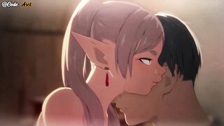 Frieren's peculiar celebration (sousou no frieren) [Spanish subtitles]
