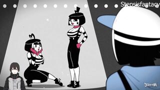 Fierce cartoon fantasy fuels unmatched threesome , Mime and dash (DEXPIXON)