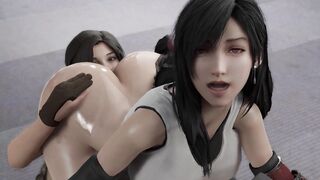 Hentai Anime Lara Croft X Tifa Lockhart Lesbian Sex - Pussy Licking Cosplay Tomb Raider X Final Fantasy