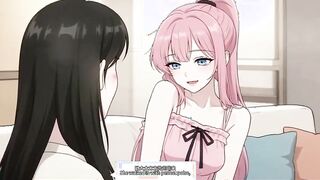 AI女友看到了我自慰 - 百合 - 双女主 - 自慰 - 恋爱 - AI anime