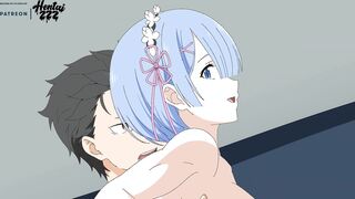 ReZero REM big ass COWGIRL riding UNCENSORED hentai