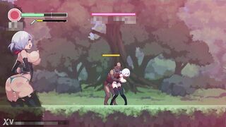 Cute white haired lady having sex in Yagiri 2026 erotic ryona hentai gameplay video
