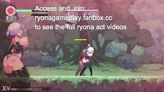 Cute white haired lady having sex in Yagiri 2026 erotic ryona hentai gameplay video