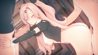 【Zenless Zone Zero Nicole Demara】gangbang 3D Hentai Animation.(Fingering,handjob,blowjob,sex)