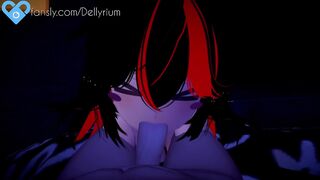 Foxgirl sucking dick at night ~ / Fansly Preview / POV / VRC