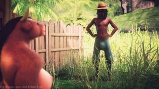The Crazy Farmer – Lucky Farmer Fucks a Cow Girl