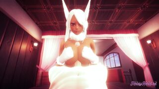 My Hero Academia Hentai - Point Of View Usagiyama boobjob and cowgirl