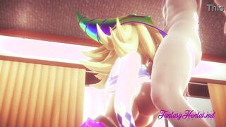 Yu Gi Oh Hentai - Dark Magician Girl Hard Sex