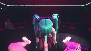 Vocaloid Hentai - Point Of View Miku sucking a dick