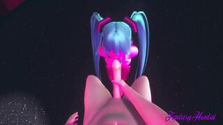 Vocaloid Hentai - Point Of View Miku sucking a dick