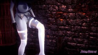 Resident Evil Hentai - Lady Dimitrescu hard sex