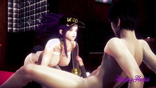 KDA Lol Hentai 3D - Akali Having sex and enjoying