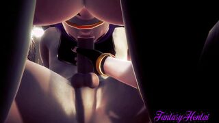 KDA Lol Hentai 3D - Akali Having sex and enjoying