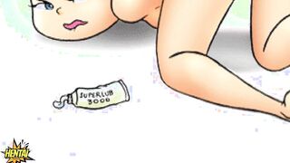 All He Wants Is Cum! - Unexpected TITFUCK by Busty Addicted Hentai