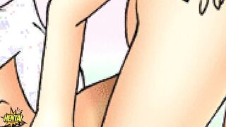 All He Wants Is Cum! - Unexpected TITFUCK by Busty Addicted Hentai