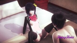 Chuunibyou Deme Koi 3D Hentai - Rikka is fucked
