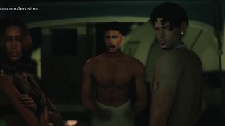 Taking my son's slutty girlfriend in the bathroom