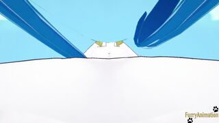 Pokemon Hentai Furry - Point Of View Glaceon titjoob & vaginal by Cinderace