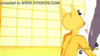 Digimon Hentai - Taomon & Grey Fox Hard Sex 1/2