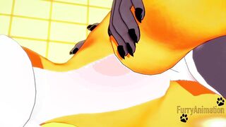 Digimon Hentai - Taomon & Grey Fox Hard Sex 2/2