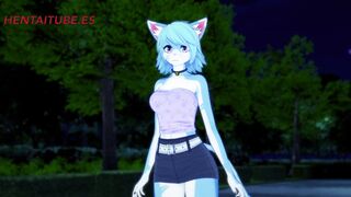 Furry Hentai - Wolf x Kitty Hard Sex