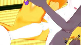 Digimon Hentai - Taomon & Grey Fox Hard Sex 2/2