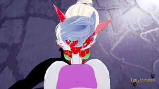 Pokemon Hentai Furry - Point Of View Blaziken x Mewtwo suck & penetrated